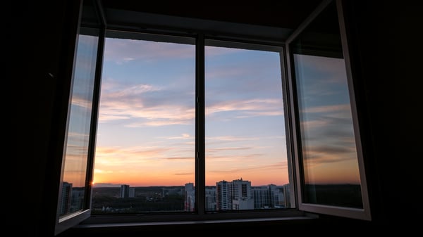 breeze through a casement window